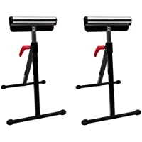 Vislone Set De 2 Soportes Plegable de Rodillo Ajustable 67-101cm de Carga máx 60 kg